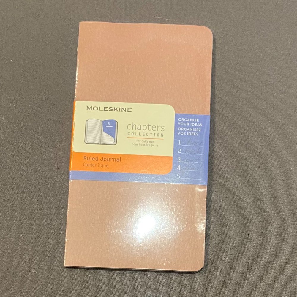 💕Free Gift With Purchase💕 Mauve Pink Moleskin Chapters Collection Notebook